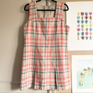 Vintage | Square neck schoolgirl dress